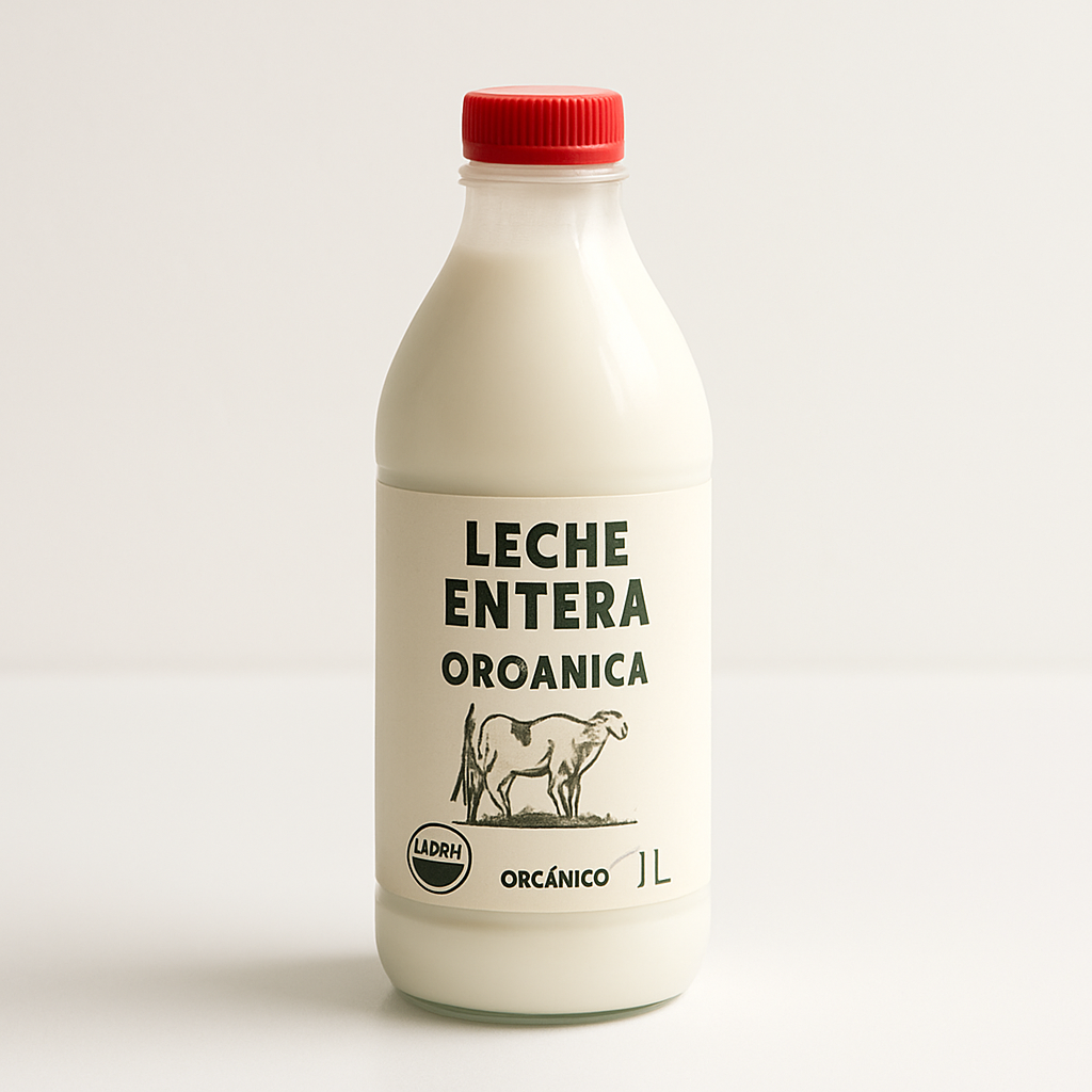 Leche entera org 1L