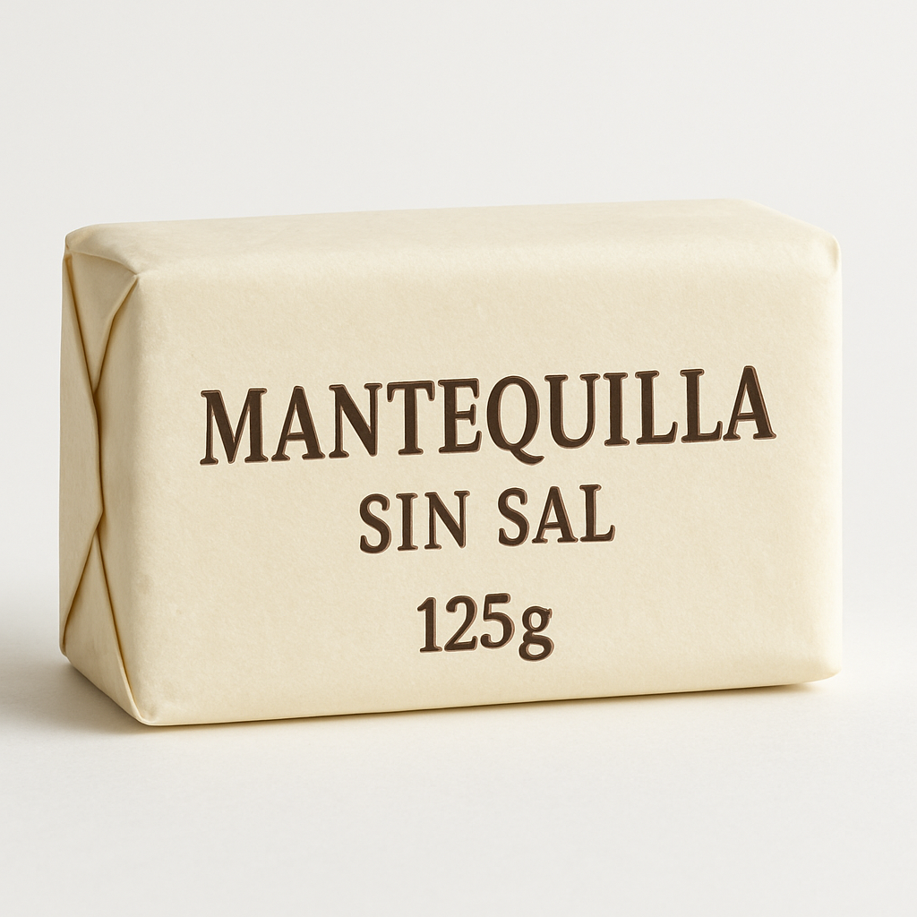 Mantequilla s/sal 125g